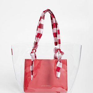 Randall Loefller Clear Tote with Tags